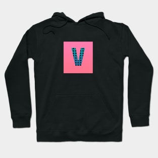 Letter V from roses Hoodie